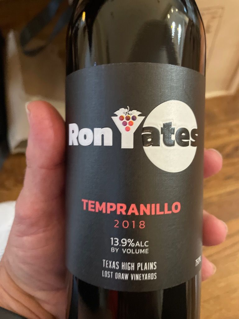 2020 Ron Yates Tempranillo, USA, Texas, Texas High Plains - CellarTracker