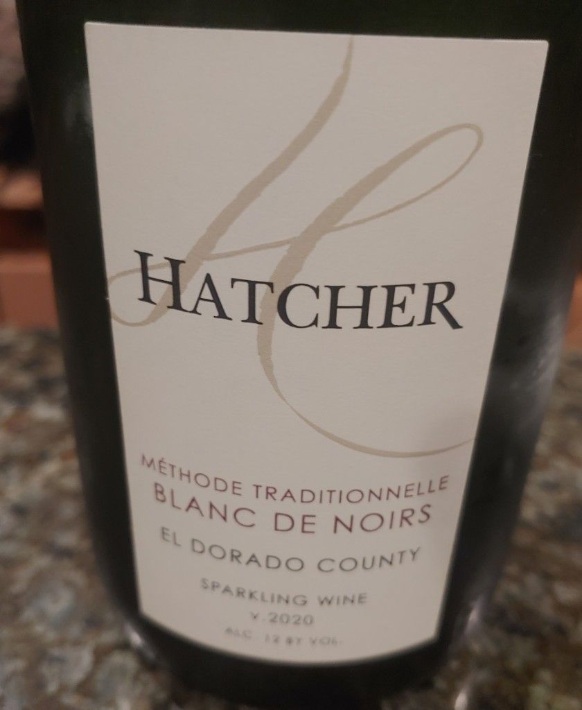 2020 Hatcher Winery Blanc de Noirs Methode Traditionelle, USA