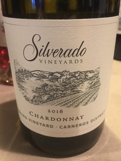 2016 Silverado Vineyards Chardonnay Vineburg Vineyard, USA, California ...