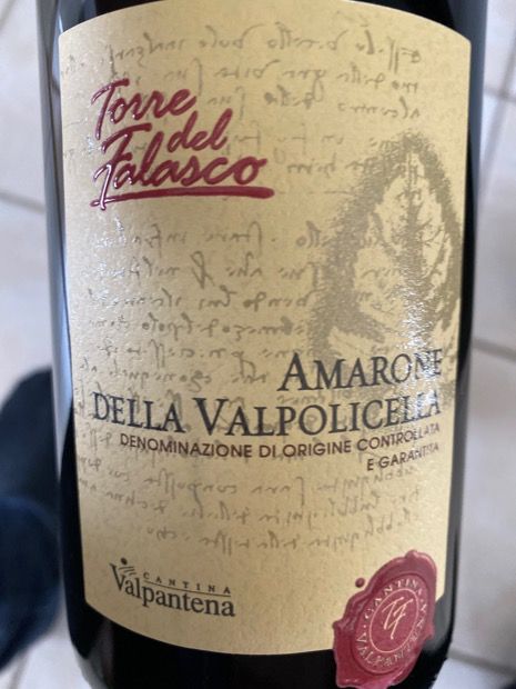 2016 Cantina Valpantena Amarone della Valpolicella Classico Torre del ...