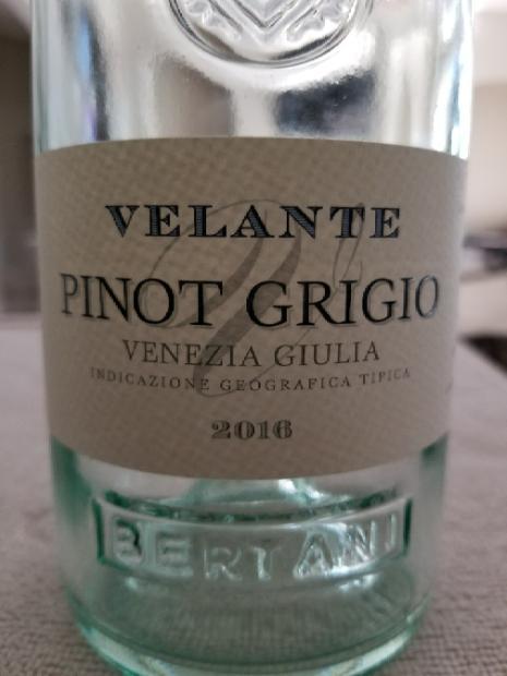 2013 Bertani Pinot Grigio Velante Veneto IGT - CellarTracker