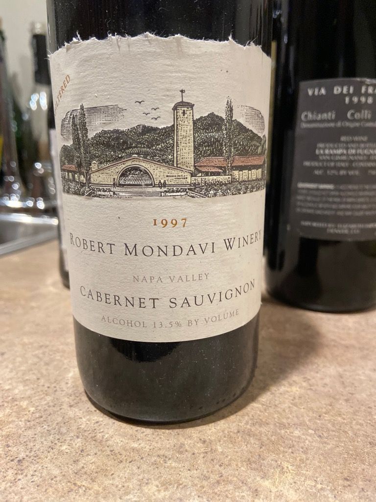 1997 Robert Mondavi Winery Cabernet Sauvignon Napa Valley