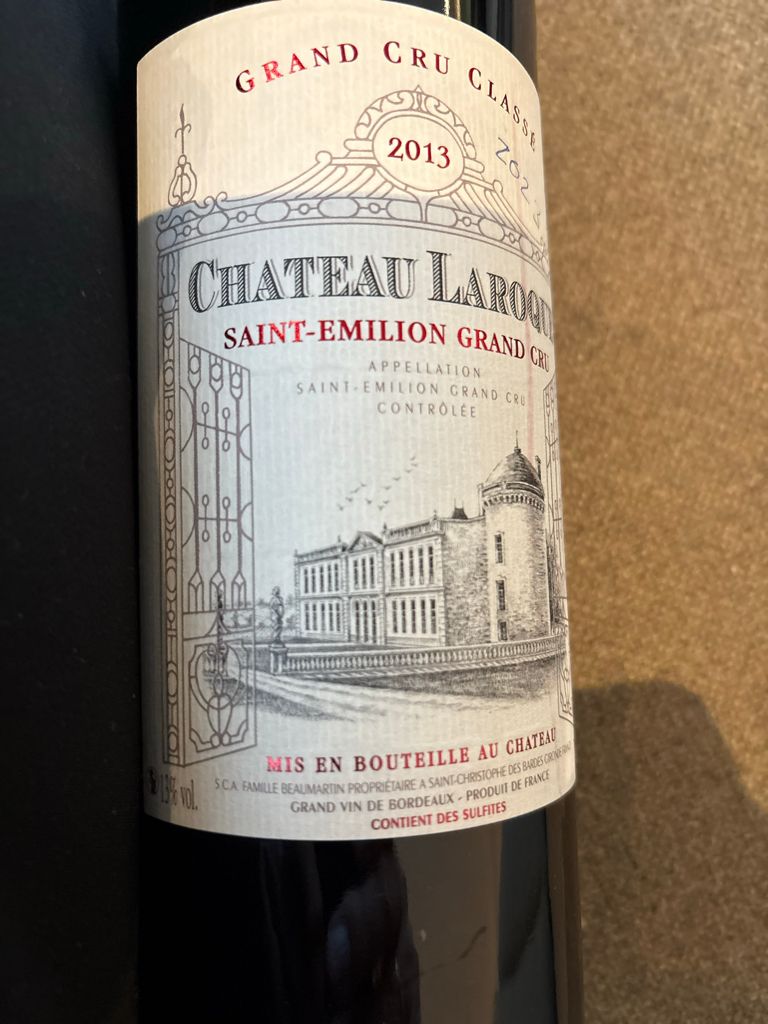 2013 Château Laroque Saint-Émilion Grand Cru - CellarTracker
