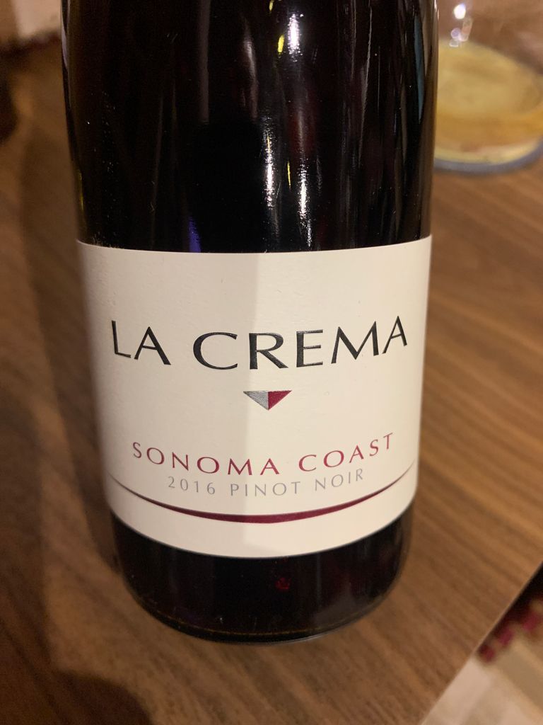 2016 La Crema Pinot Noir Sonoma Coast - CellarTracker
