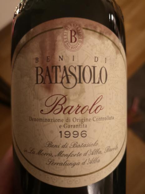 1996 Beni di Batasiolo Barolo - CellarTracker