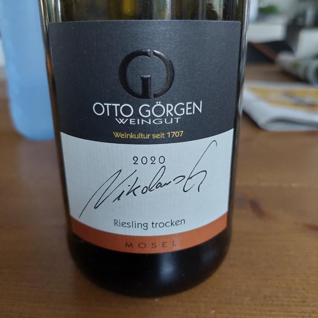 2020 Otto Görgen Beilsteiner Schlossberg Riesling Hochgewächs Trocken 