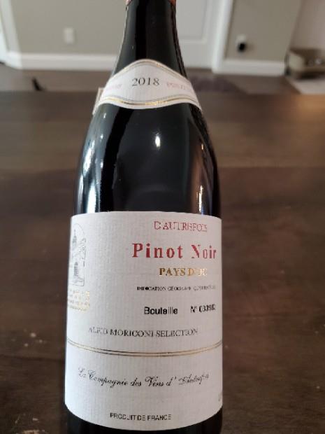 ワイン Atelier du Vin Pinot Noir 2018 飲料・酒 Atelier du Vin Pinot Noir 2018