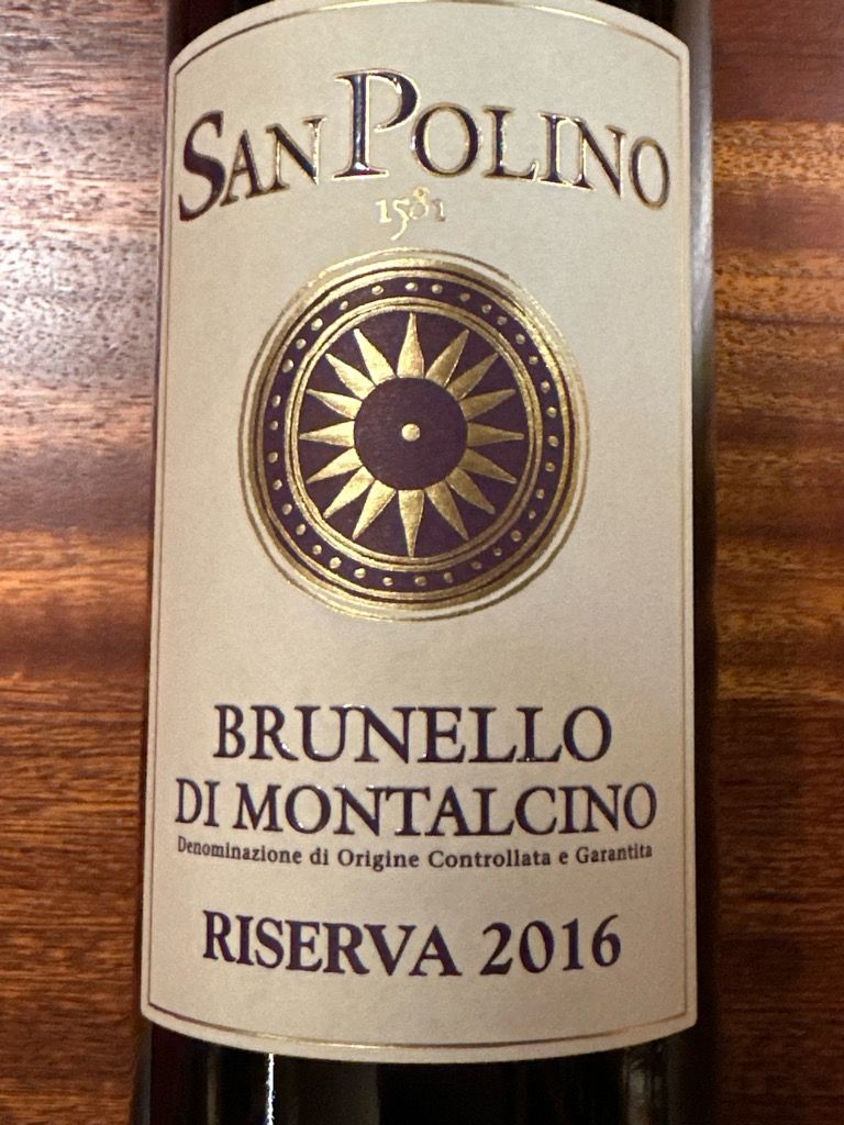 2016 San Polino Brunello di Montalcino Riserva, Italy, Tuscany ...