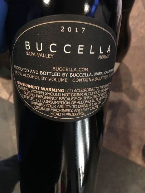 2017 Buccella Merlot - CellarTracker