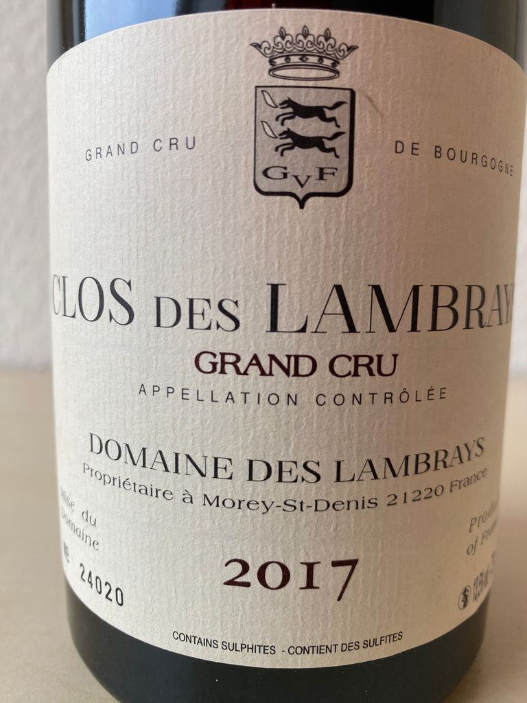 2017 Domaine des Lambrays Clos des Lambrays - CellarTracker