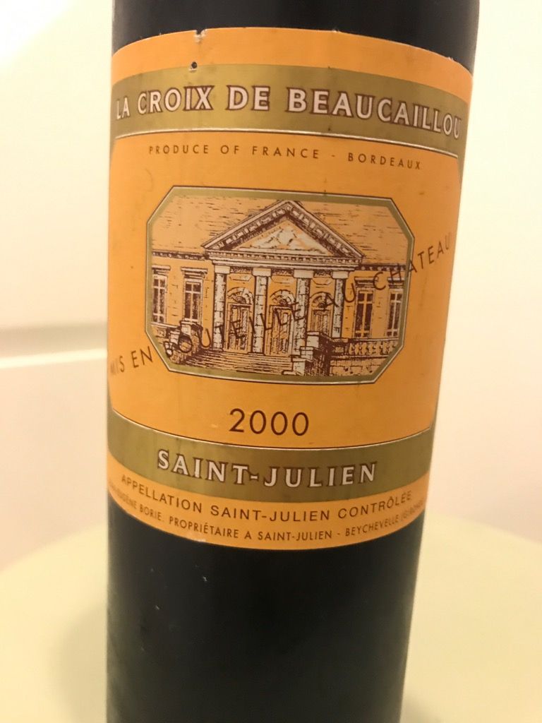 2000 Château Ducru-Beaucaillou Croix de Beaucaillou - CellarTracker
