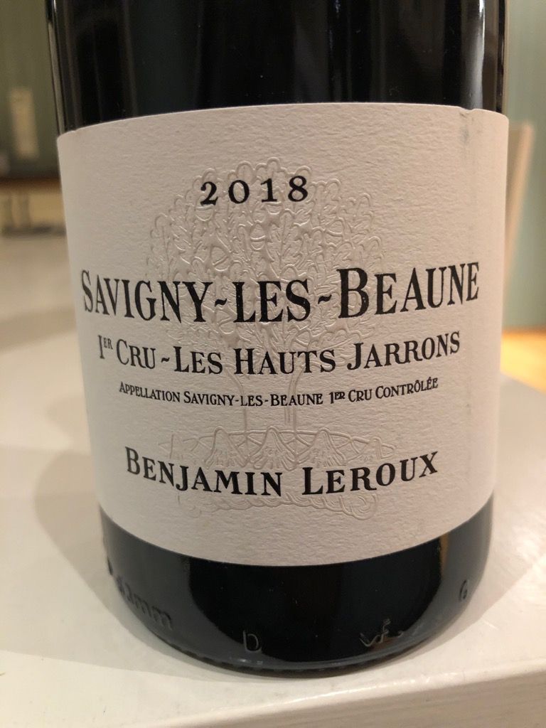 2017 Benjamin Leroux Savigny-lès-Beaune 1er Cru Les Hauts Jarrons