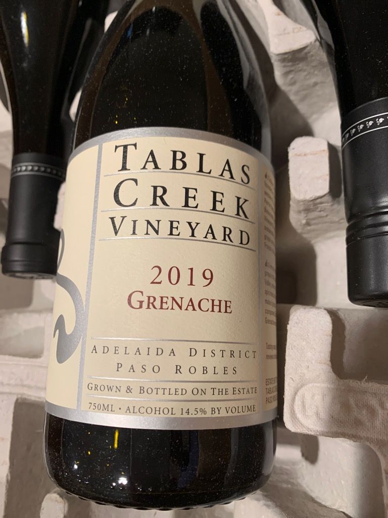 2019 Tablas Creek Grenache, USA, California, Central Coast, Paso Robles