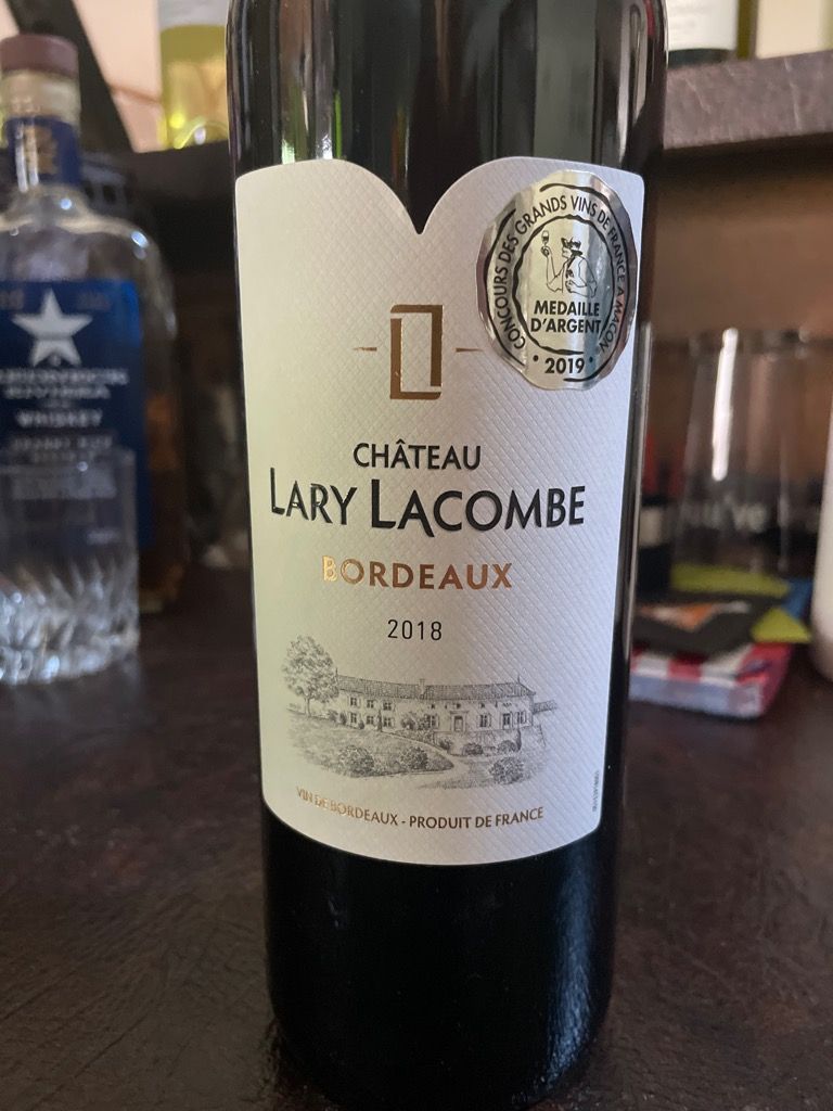 Lary - CellarTracker 2020 Lacombe Château