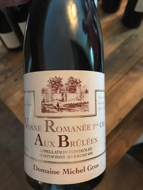2012 Domaine Michel Gros Vosne-Romanée 1er Cru Aux Brûlées