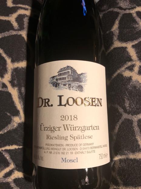 18 Dr Loosen Urziger Wurzgarten Riesling Spatlese Germany Mosel Saar Ruwer Cellartracker