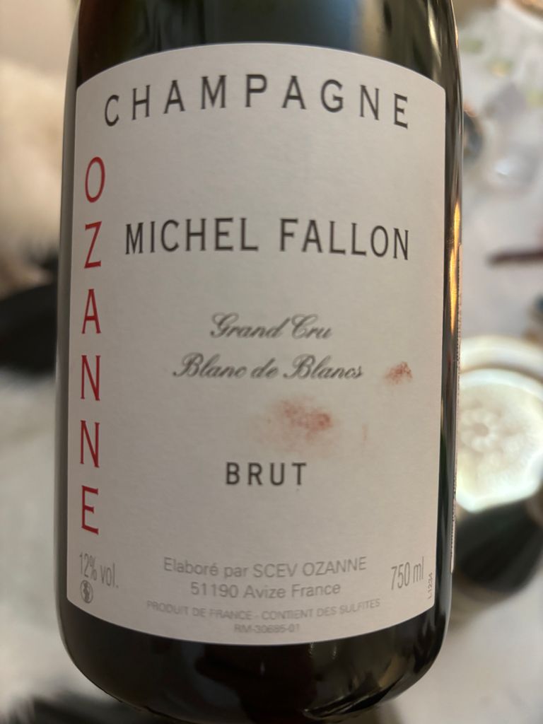 N.V. Michel Fallon Champagne Grand Cru Ozanne Blanc de