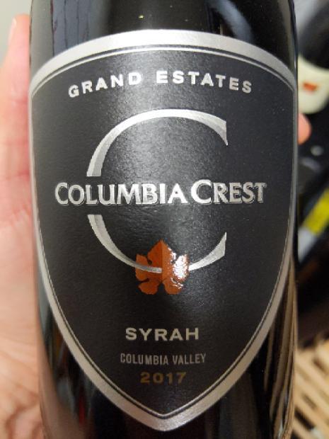 2017 Columbia Crest Syrah Grand Estates, USA, Washington, Columbia ...