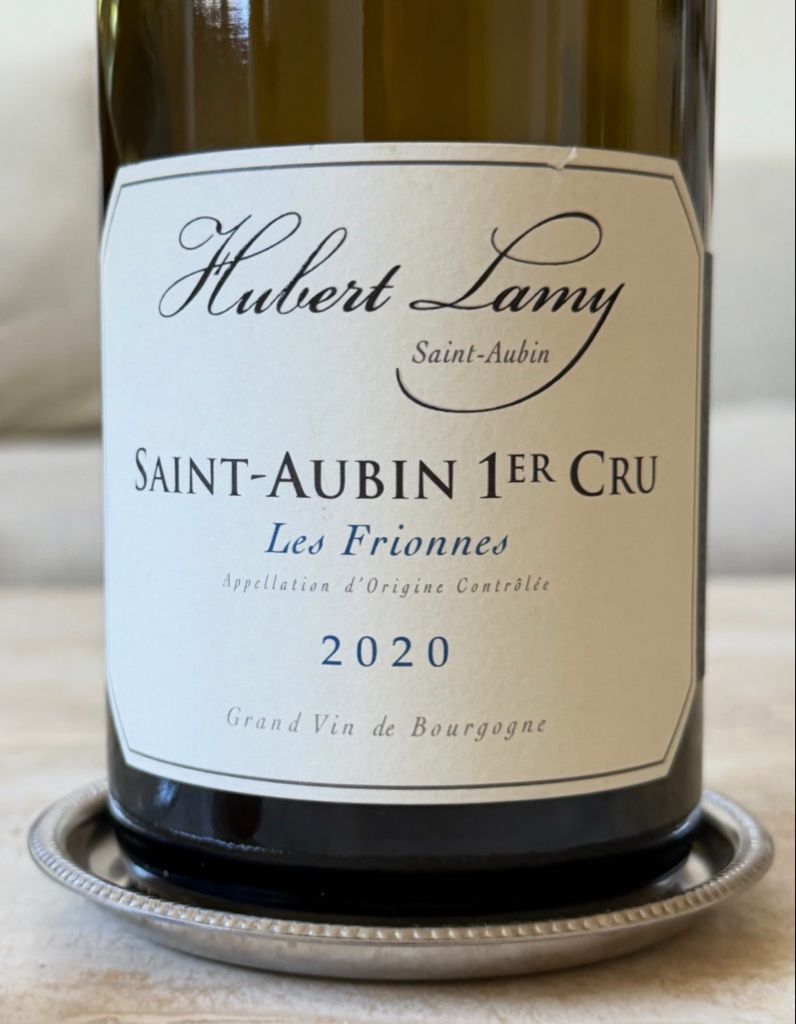 2020 Hubert Lamy Saint-Aubin 1er Cru Les Frionnes Blanc