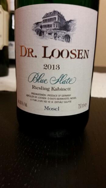 13 Dr Loosen Riesling Blue Slate Germany Mosel Saar Ruwer Cellartracker