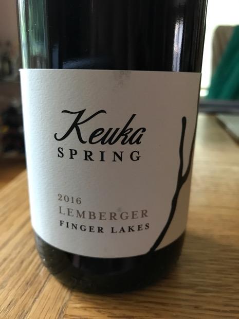 Keuka Spring Logo 2016 Keuka Spring Vineyards Lemberger, USA, New York, Finger Lakes ...