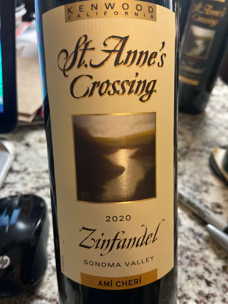 2020 St. Anne's Crossing Zinfandel Ami Cheri, USA, California, Sonoma
