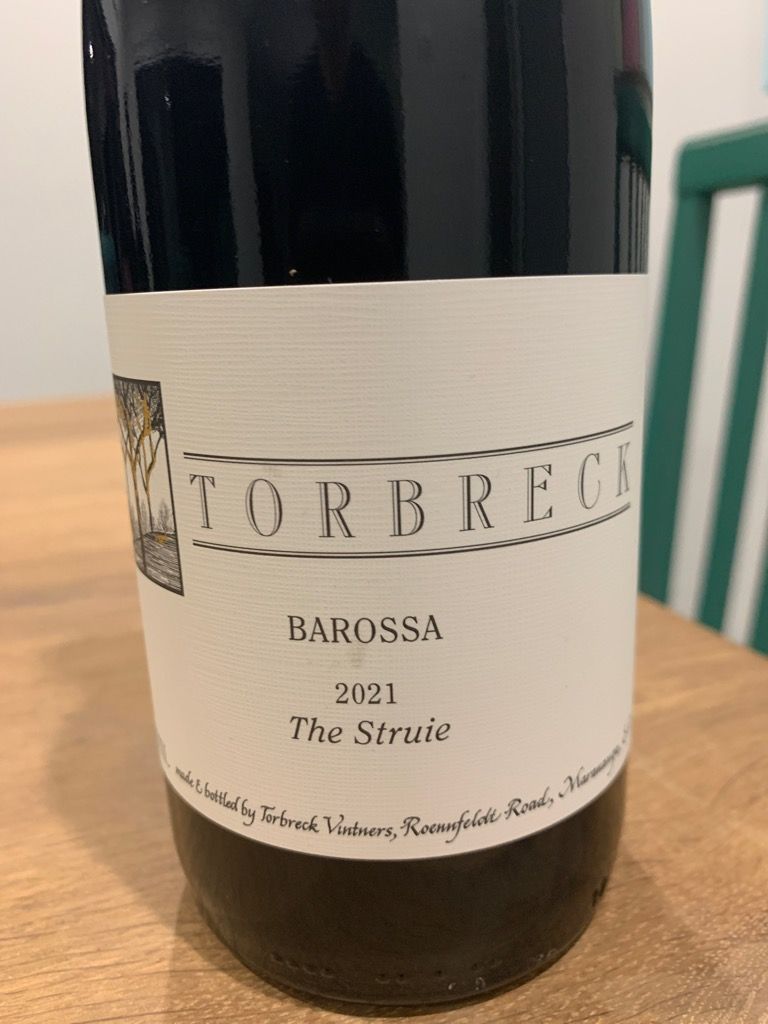 2021 Torbreck Shiraz The Struie Australia South Australia Barossa