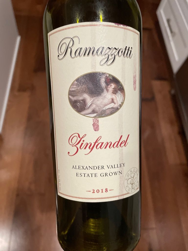 2018 Ramazzotti Wines Zinfandel Estate, USA, California, Sonoma County