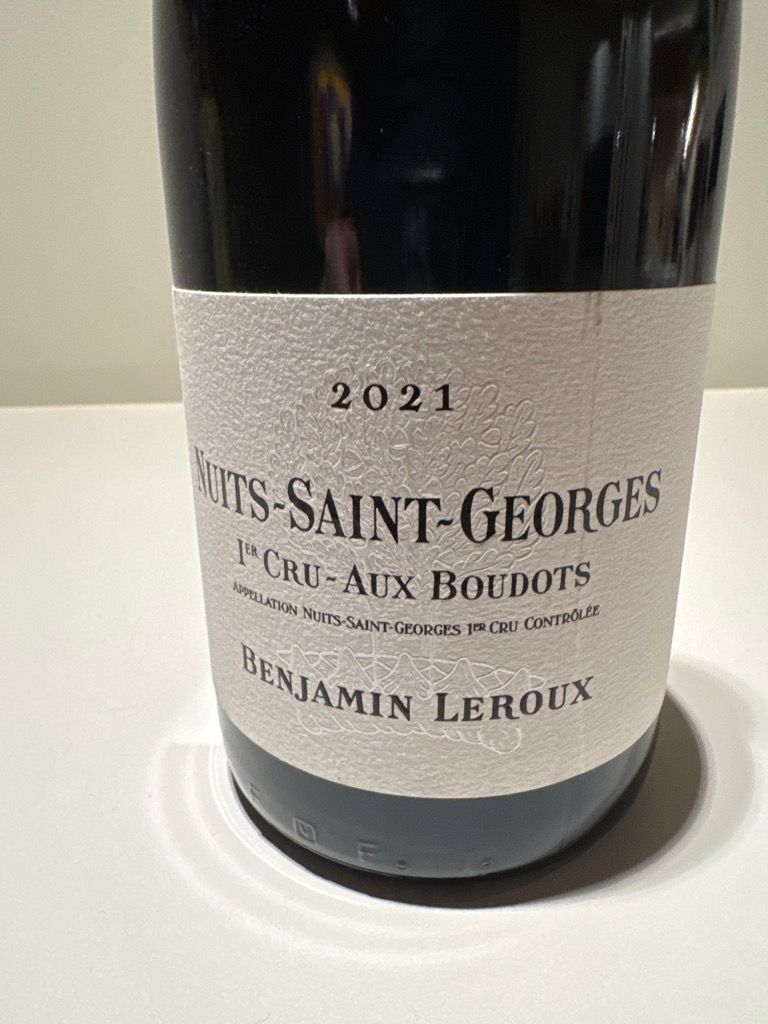 2017 Benjamin Leroux Nuits-Saint-Georges 1er Cru Aux Boudots