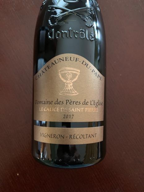 2016 Domaine des Pères de L'Église Châteauneuf-du-Pape Le Calice de ...