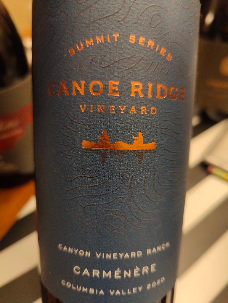 2021 Canoe Ridge Carménère, USA, Washington, Columbia Valley ...