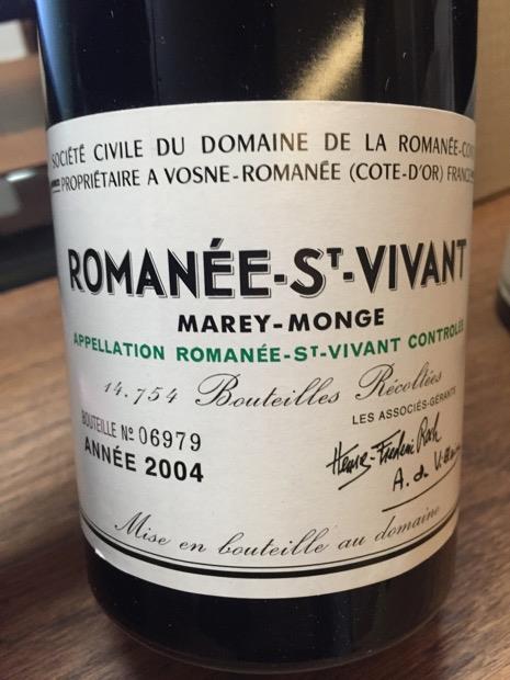 Buy Romanée-Saint-Vivant Grand Cru Domaine de la Romanée-Conti 1998 (lot:  4088)