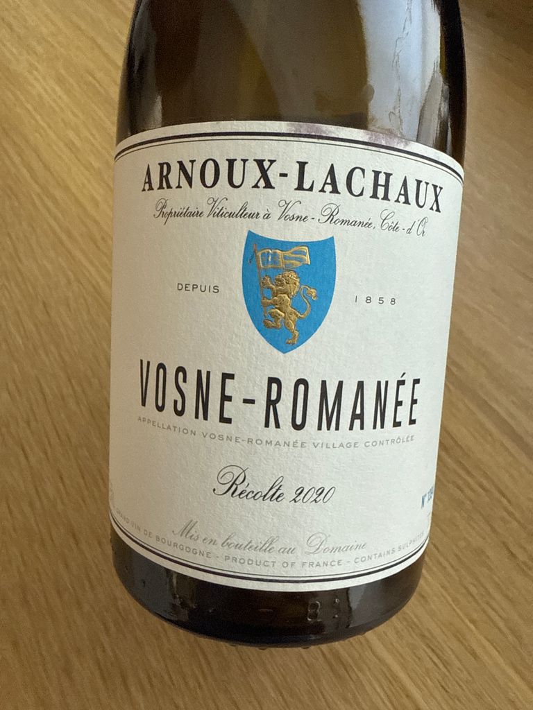 2021 Domaine Robert Arnoux / Arnoux-Lachaux Vosne-Romanée