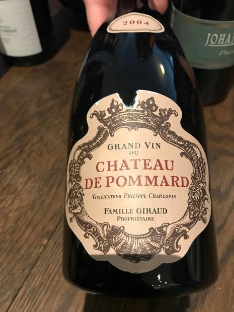 2002 Château de Pommard Pinot Noir Bourgogne - CellarTracker