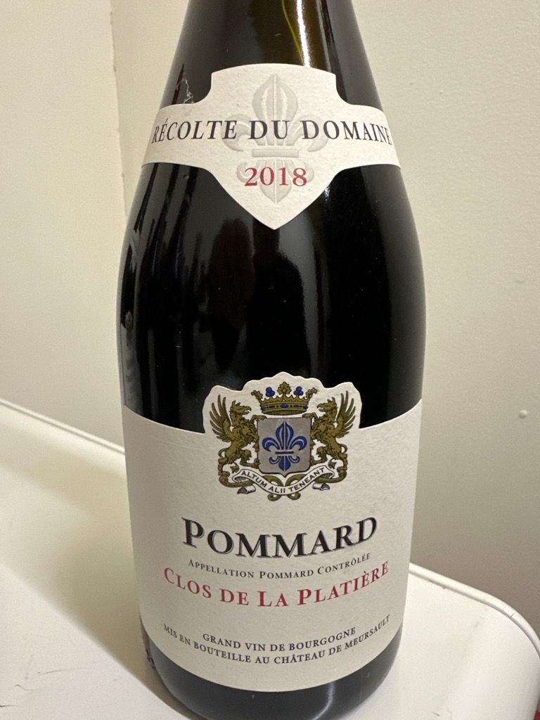 1978 Domaine du Château de Meursault Pommard 1er Cru Clos des