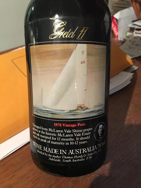 1978 Hardys Shiraz Vintage Port - America's Cup Classics, Australia
