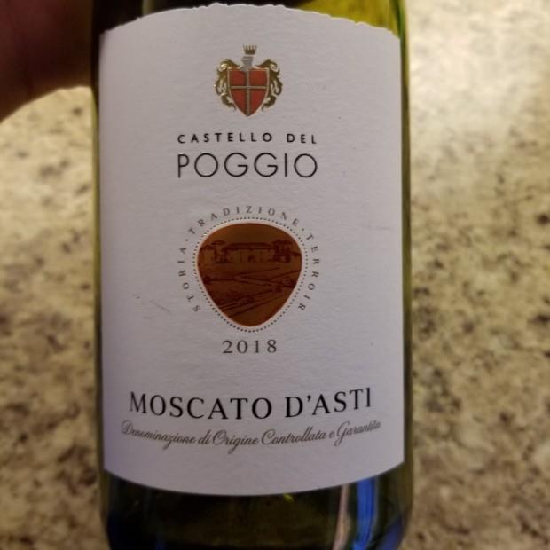 2018 Castello del Poggio Moscato d'Asti, Italy, Piedmont, Asti, Moscato ...