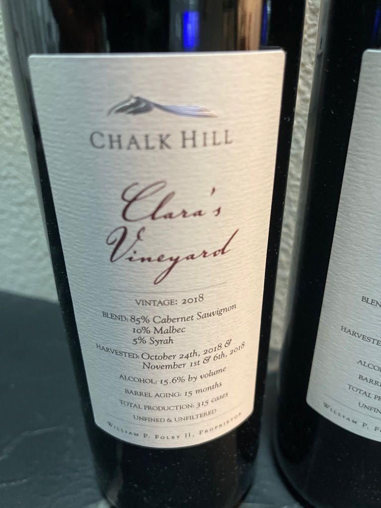 2018 Chalk Hill Clara's Vineyard, USA, California, Sonoma County, Chalk