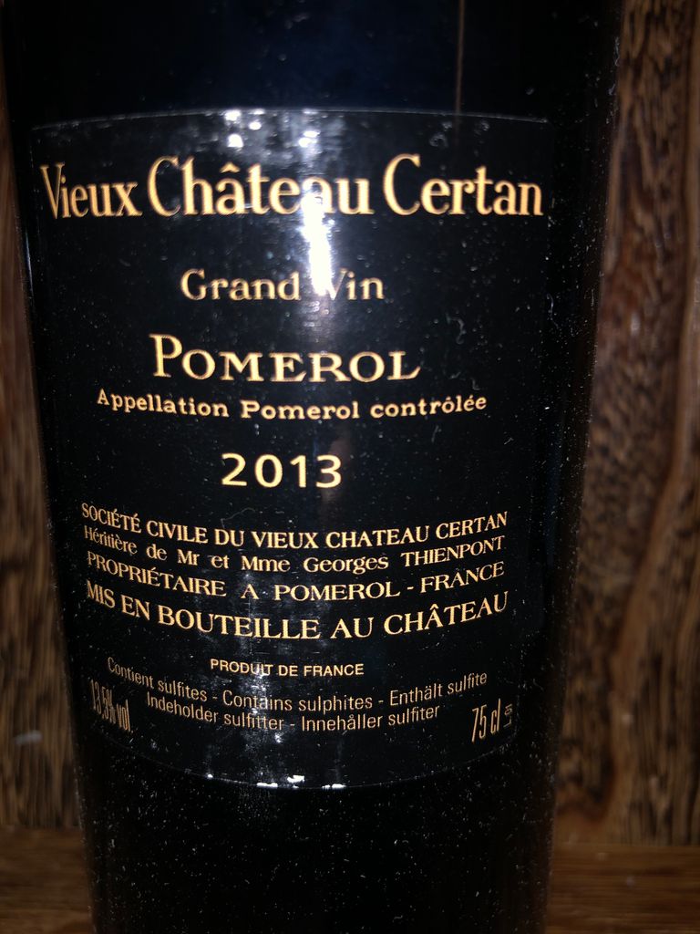 2013 Vieux Château Certan - CellarTracker