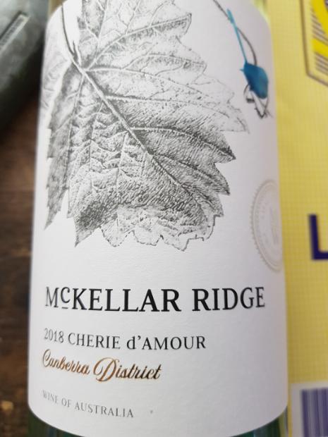 14 Mckellar Ridge Sauvignon Blanc Cherie D Amour Australia New South Wales Southern New South Wales Canberra District Cellartracker