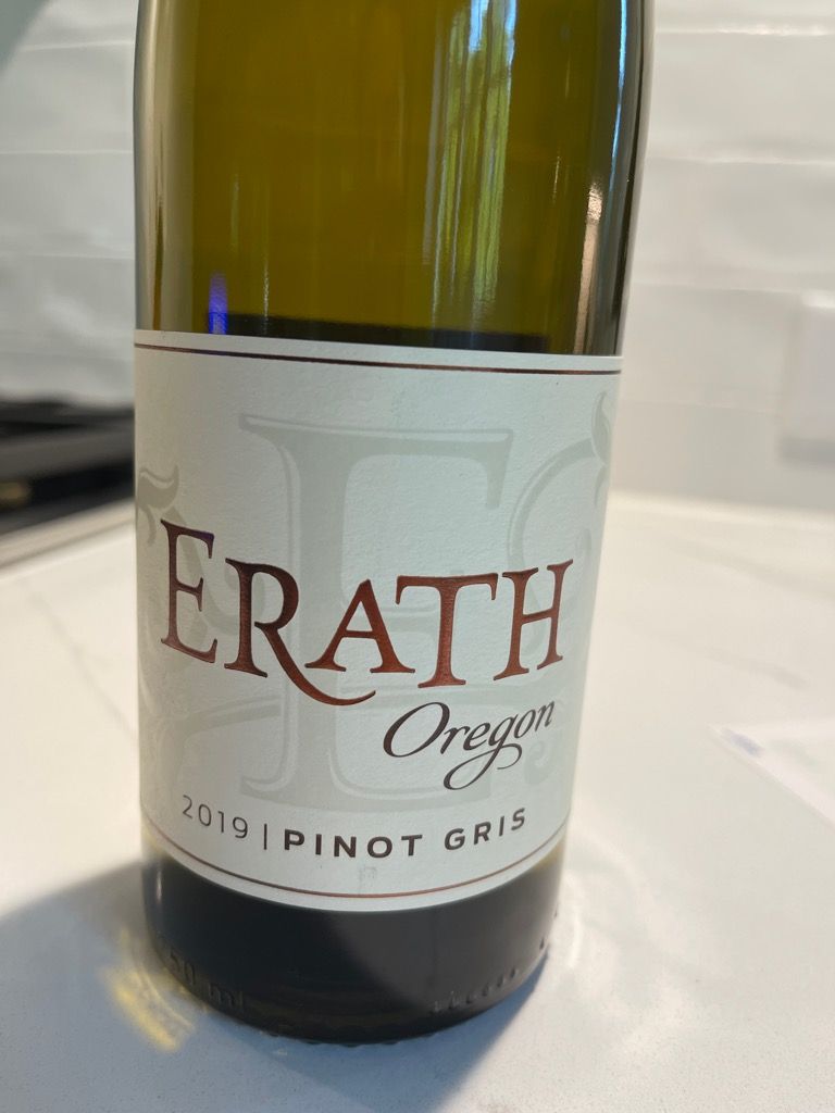 2019 Erath Pinot Gris Usa Oregon Cellartracker 0261