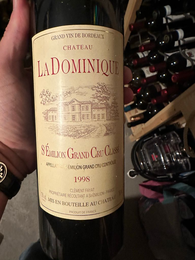 1998 Château La Dominique, France, Bordeaux, Libournais, Saint-Émilion ...