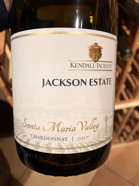 2017 Kendall-Jackson Chardonnay Jackson Estate Santa Maria Valley Santa ...