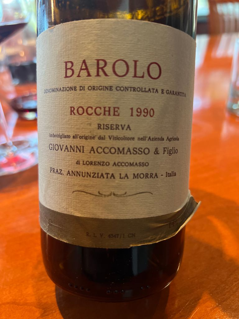 1995 Lorenzo Accomasso Barolo Riserva Rocche - CellarTracker