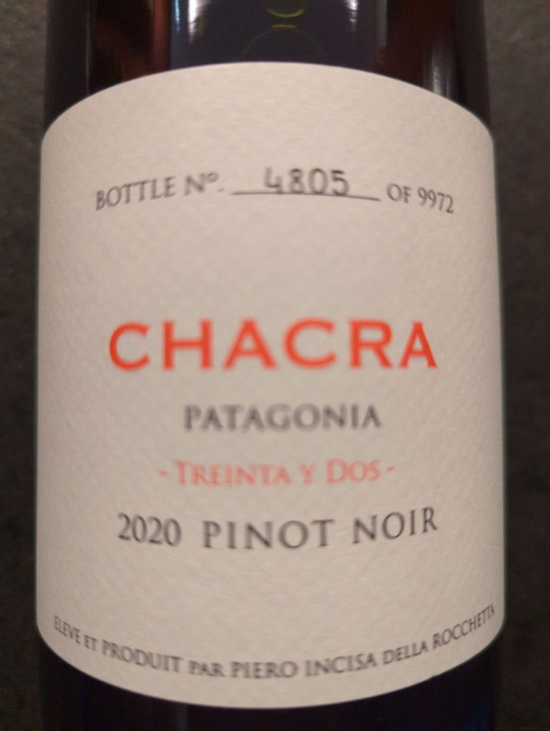 Bodega Chacra, 32 Pinot Noir Red Wine