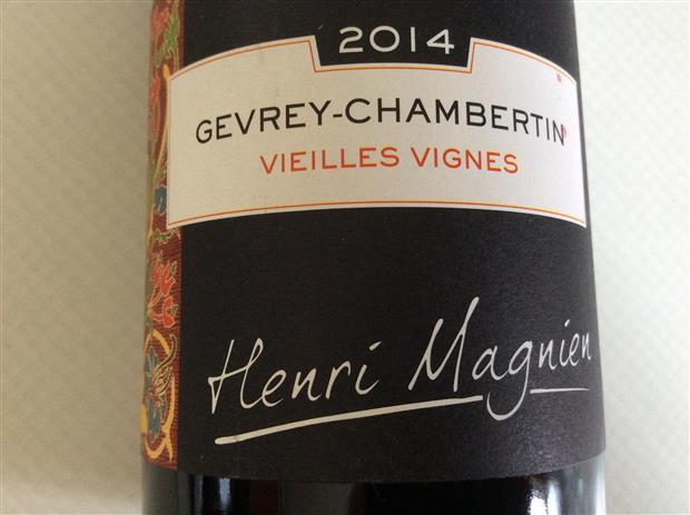2022 Henri Magnien Gevrey-Chambertin Vieilles Vignes - CellarTracker