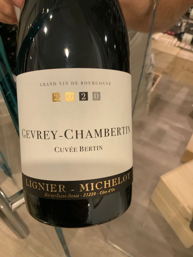 2019 GEVREY CHAMBERTIN Cuvée Bertin Domaine Lignier-Michelot