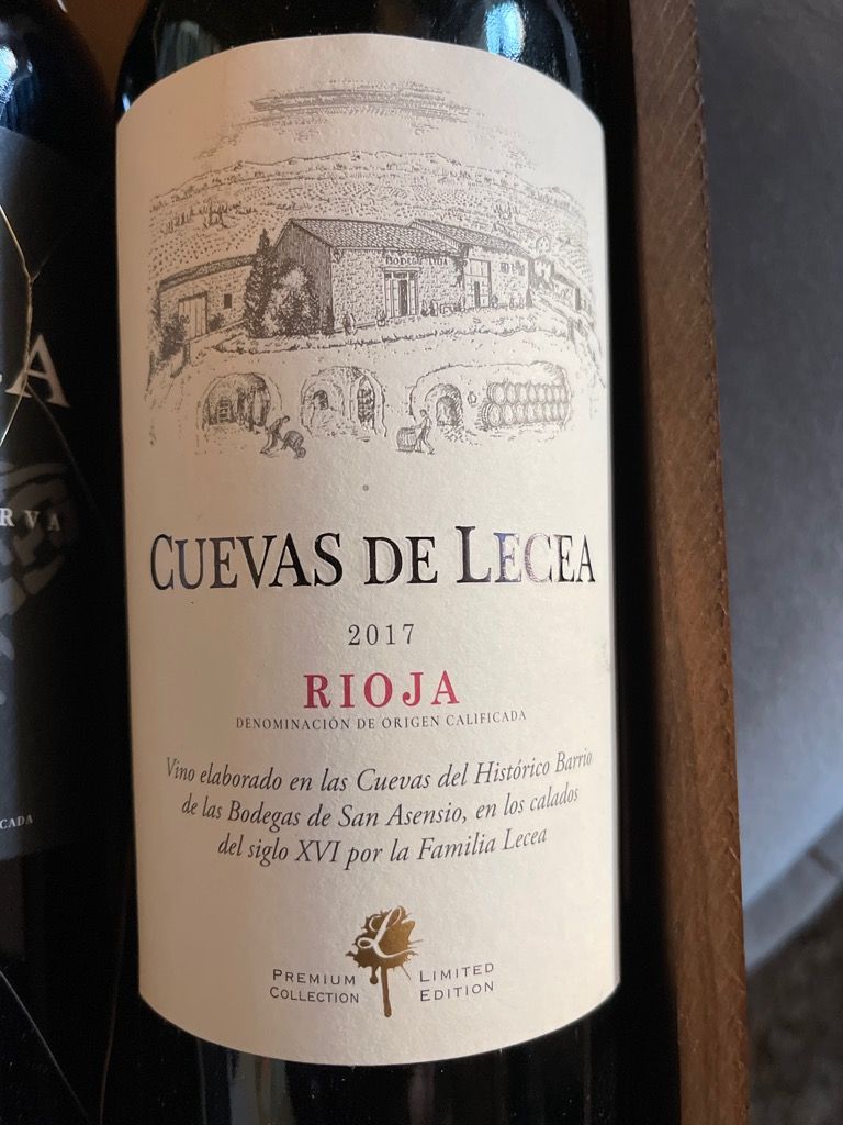 2017 Bodegas Lecea Rioja Cuevas De Lecea Spain La Rioja Rioja 2017-bodegas-lecea-rioja-cuevas-de-lecea-spain-la-rioja-rioja