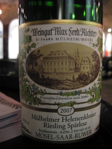 1979 Weingut Max Ferd Richter M lheimer Helenenkloster Riesling 