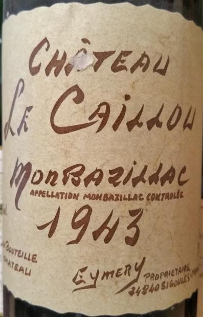 1943 Château Le Caillou Monbazillac - CellarTracker